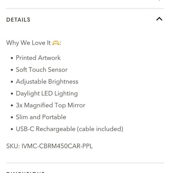 Impressions X Care Bears Carousel Ride LED Compact Mirror - Picture 5 of 8